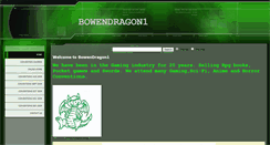 Desktop Screenshot of bowendragon1.com