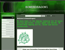 Tablet Screenshot of bowendragon1.com